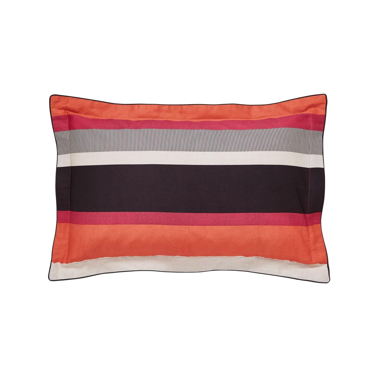 Banzai Striped Cotton Bedding Duvet Cover and Pillowcase by Harlequin in Magenta 200x200cm – image 4