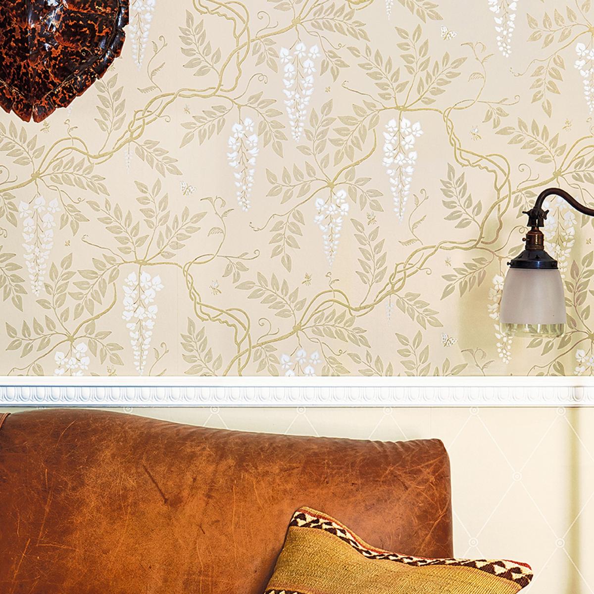 Egerton Wallpaper 100 9046 by Cole & Son in Stone Grey Roll – image 1