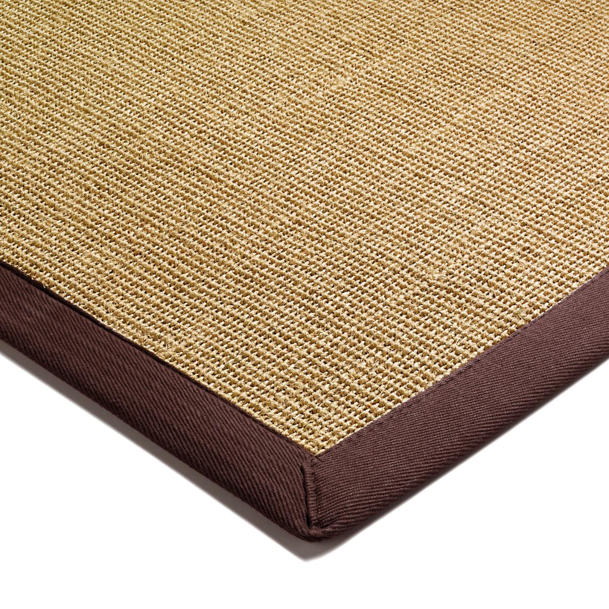 Sisal Rugs in Linen with Chocolate Brown Border&nbsp;120x180cm – image 2