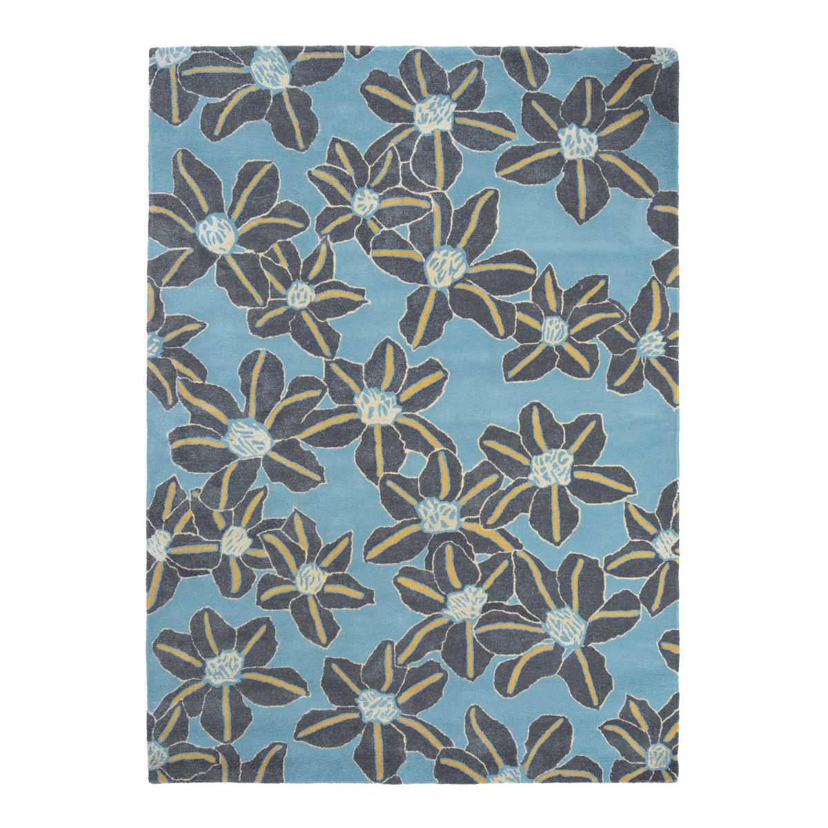 Zakouma Floral Wool Rugs 160608 by Ted Baker in Light Blue – image 2