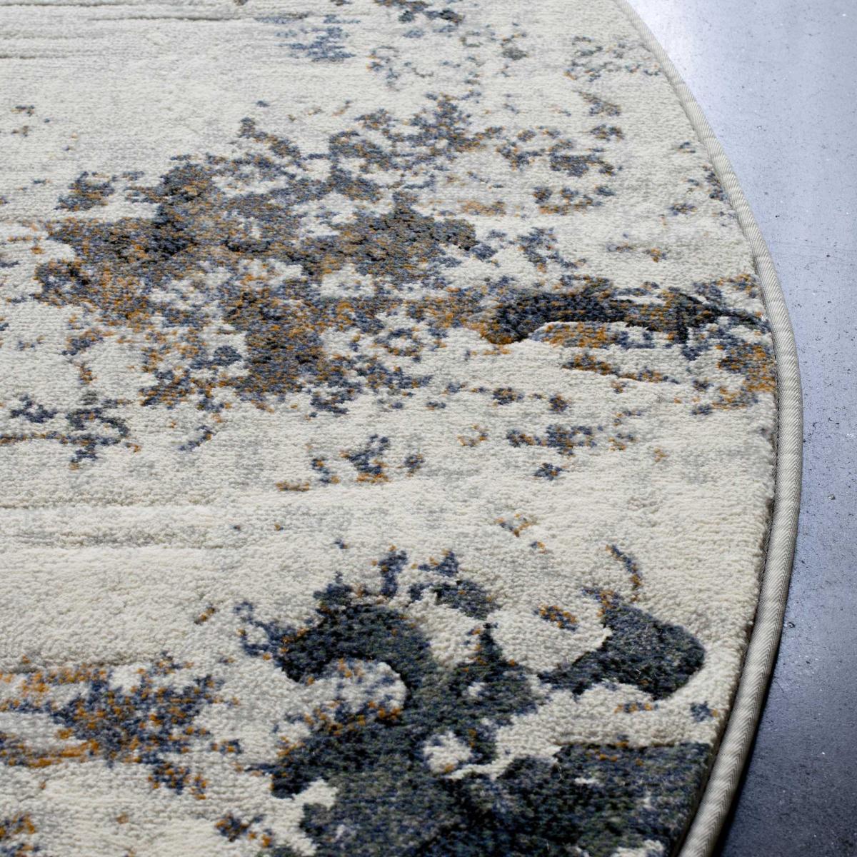 Galleria Abstract Circle 63395 7656 Rugs in Grey Multi 240x240cm – image 3