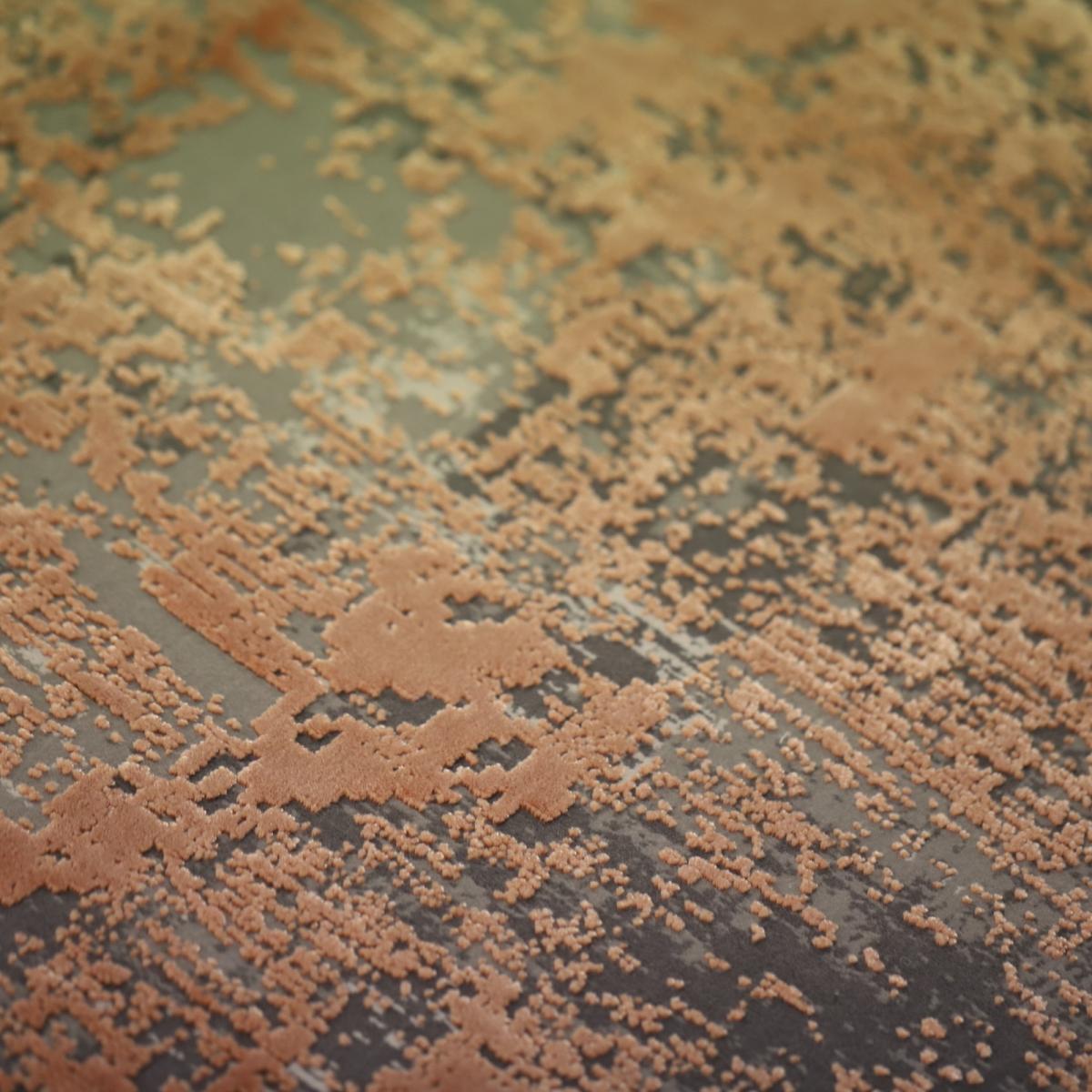 Luxury Toros Ombre Distressed Rug in Terracotta Orange240x340cm – image 4