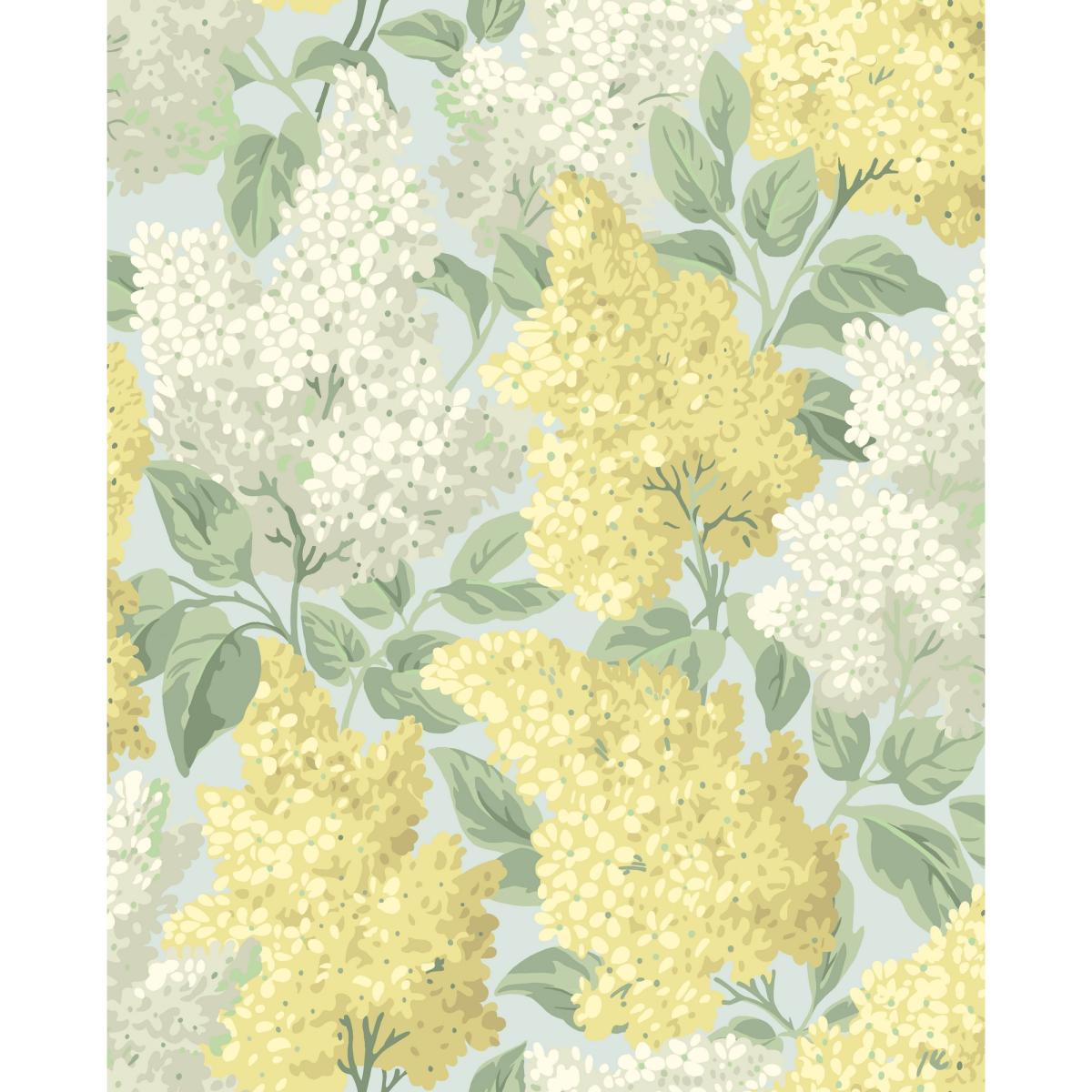 Lilac Wallpaper 1003 by Cole & Son in Lemon Yellow Multi&nbsp;Roll – image 4