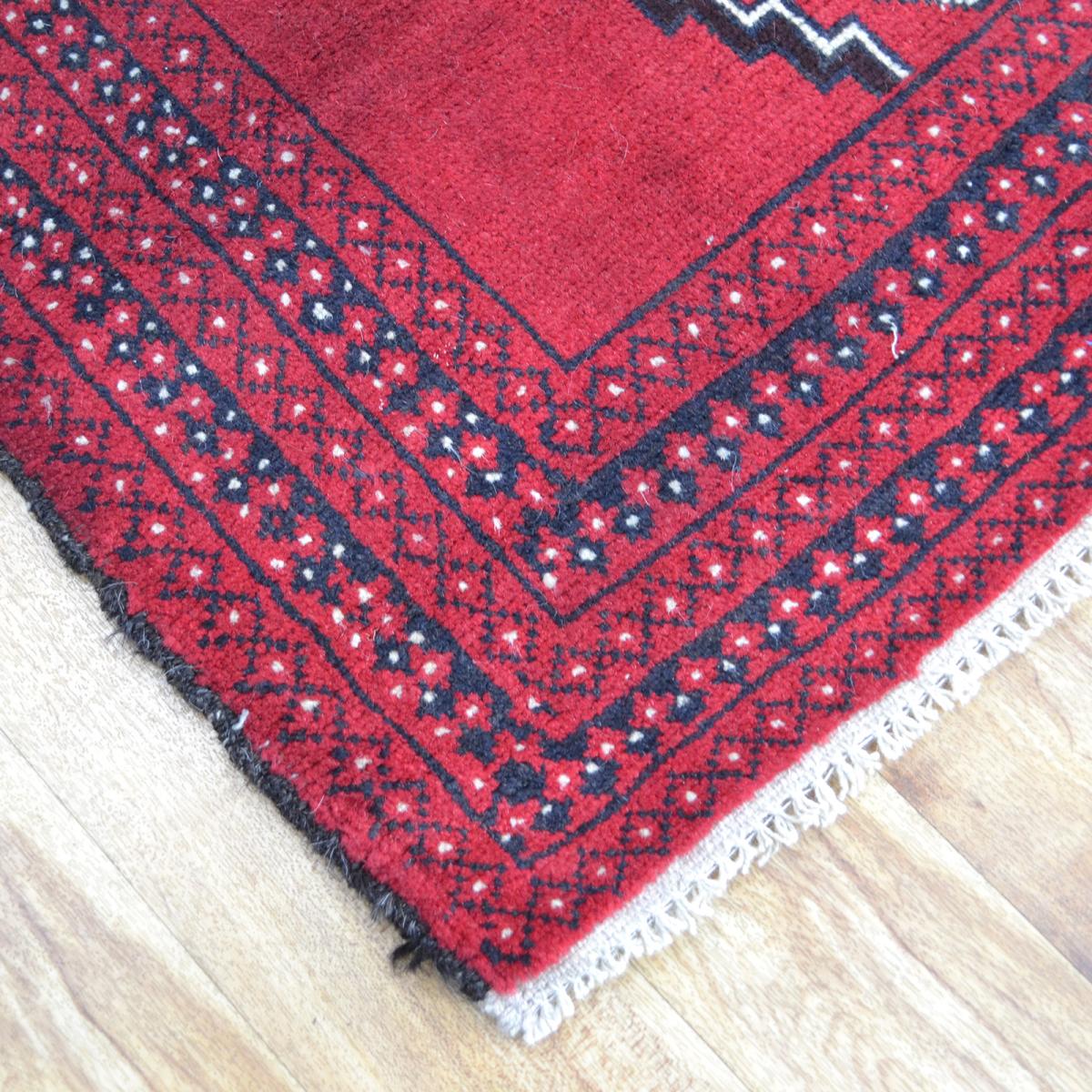Hamadan Hand Knotted Wool Rug in Red&nbsp;82x149cm – image 2