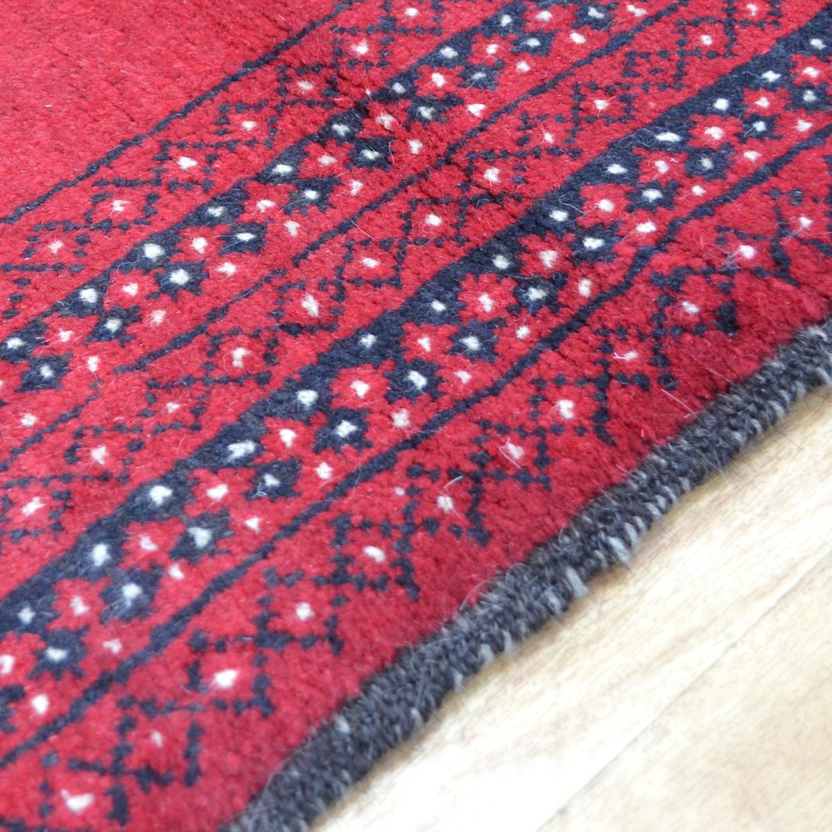 Hamadan Hand Knotted Wool Rug in Red&nbsp;82x149cm – image 3