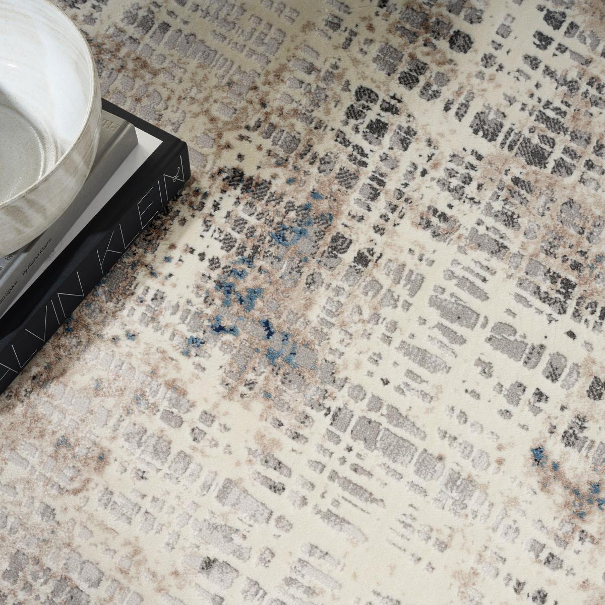Calvin Klein Infinity Rugs CK022 IFN01 in Blue Multi160x221cm – image 3
