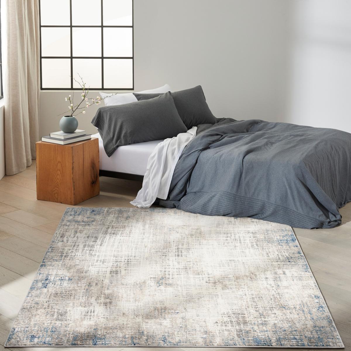 Calvin Klein Infinity Rugs CK022 IFN01 in Blue Multi160x221cm – image 1
