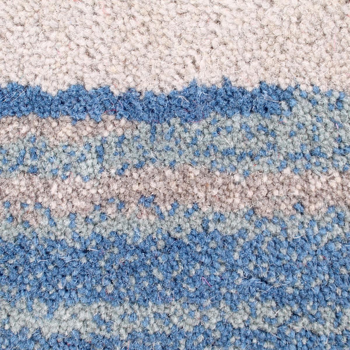 Fusion Crete Grid Wool Rugs in Blue 160x230cm – image 4