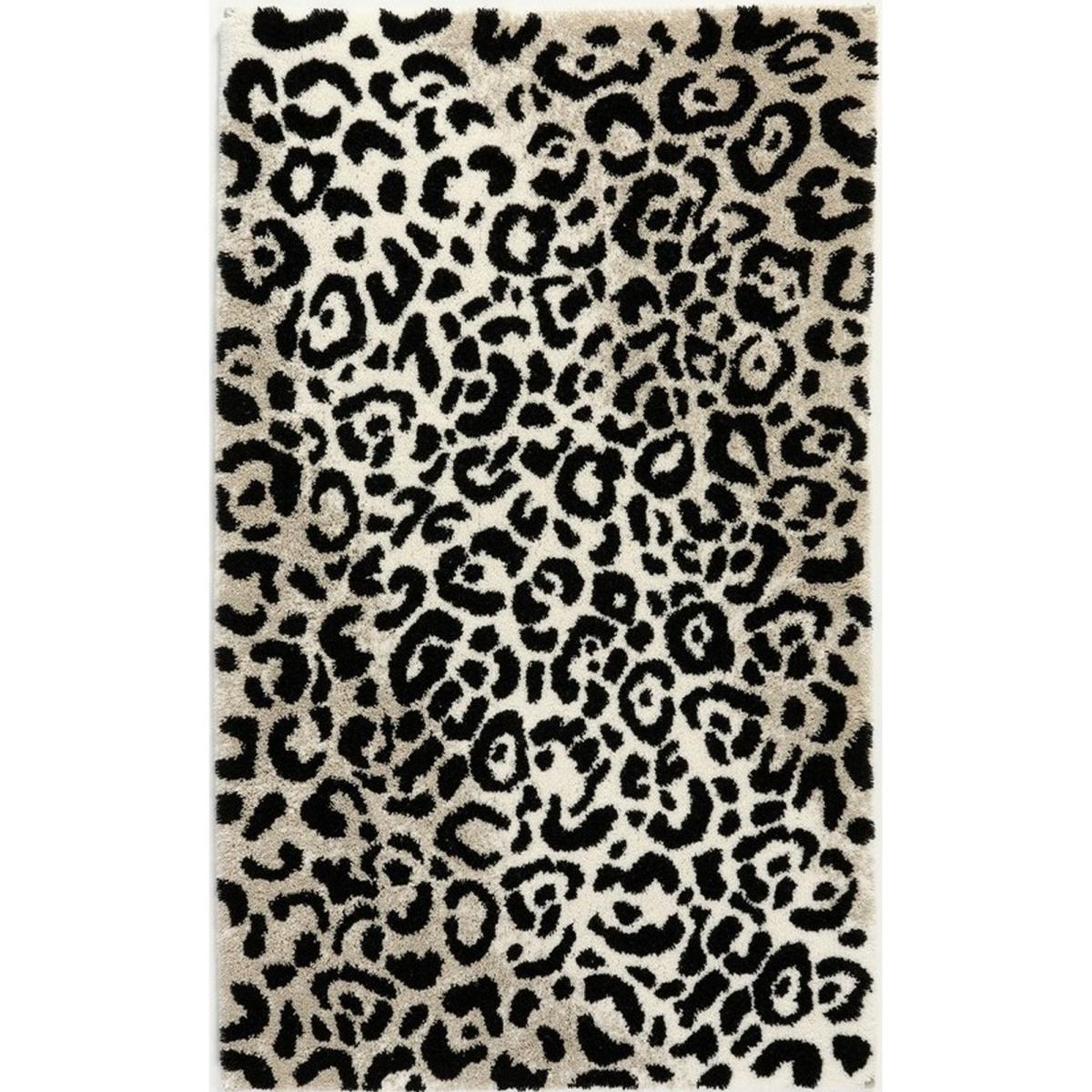 Leopard 990 Bath Mat in Black by Designer Abyss & Habidecor&nbsp;70x120cm – image 5