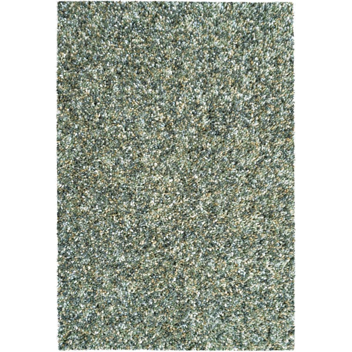 Coral Modern Speckled Shaggy Rugs 24001 4191 in Green80x150cm – image 5