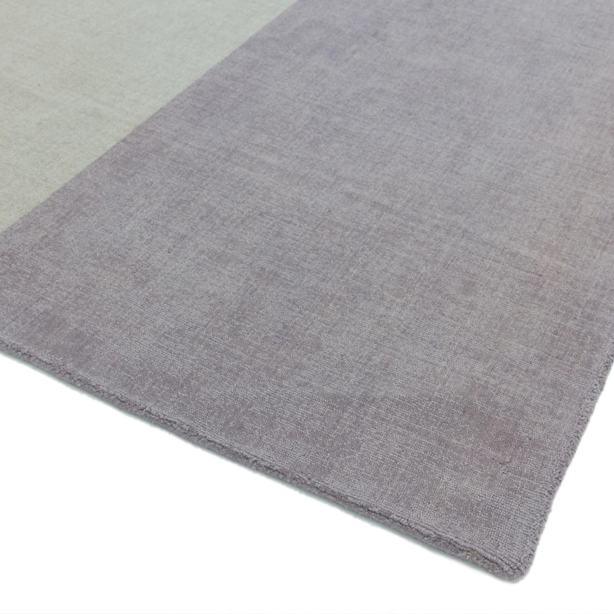 Blox Modern Geometric Wool Rugs in Heather Pink 160x230cm – image 3