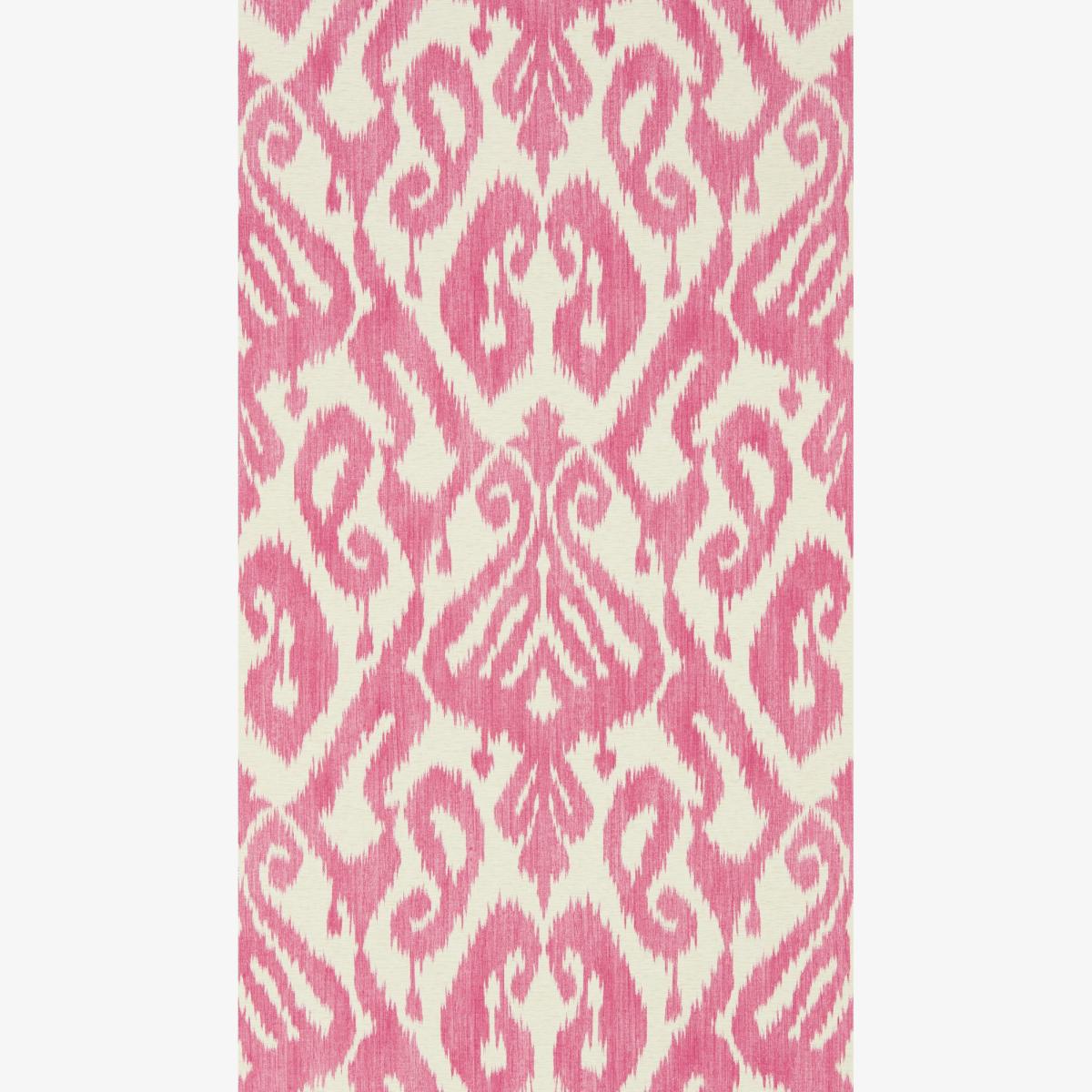 Kasuri Ikat Wallpaper 216780 by Sanderson in Pondicherry Pink Roll