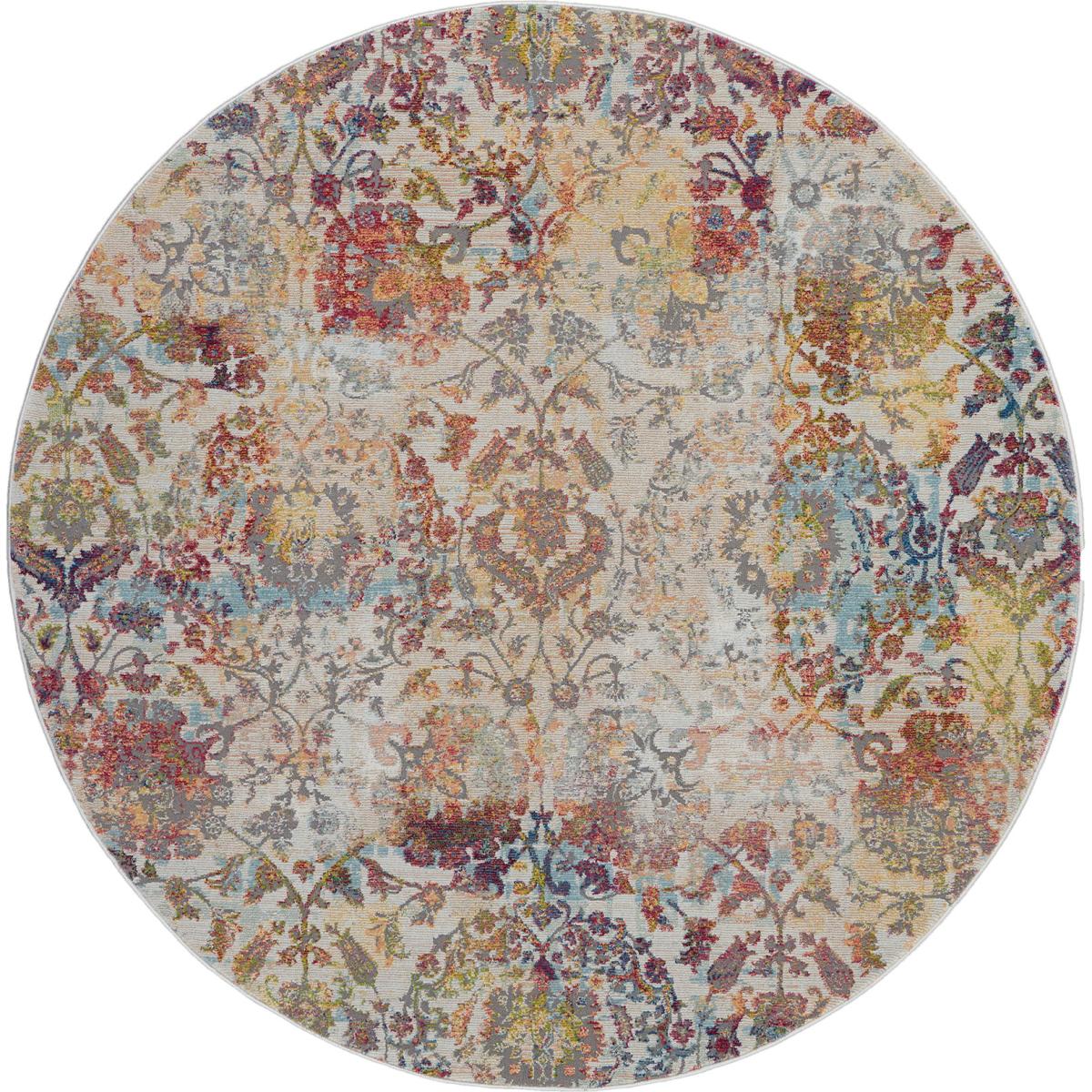 Ankara Global Circle Traditional Persian Rugs ANR06 in IVORG&nbsp;183x183cm – image 3