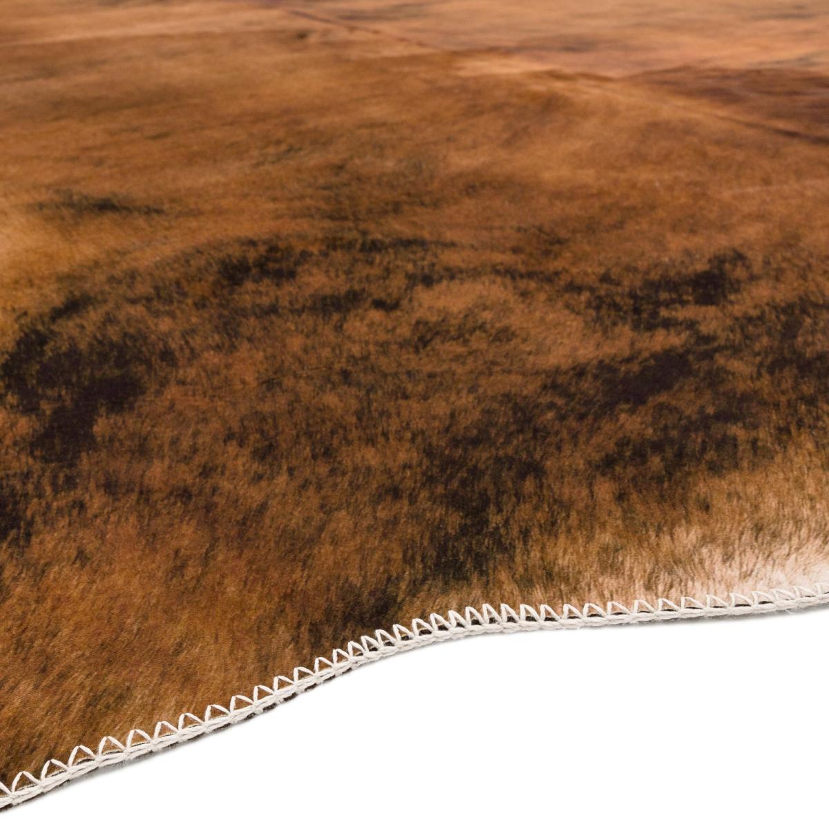 Texas Faux Cowhide Rugs in Chestnut – image 2
