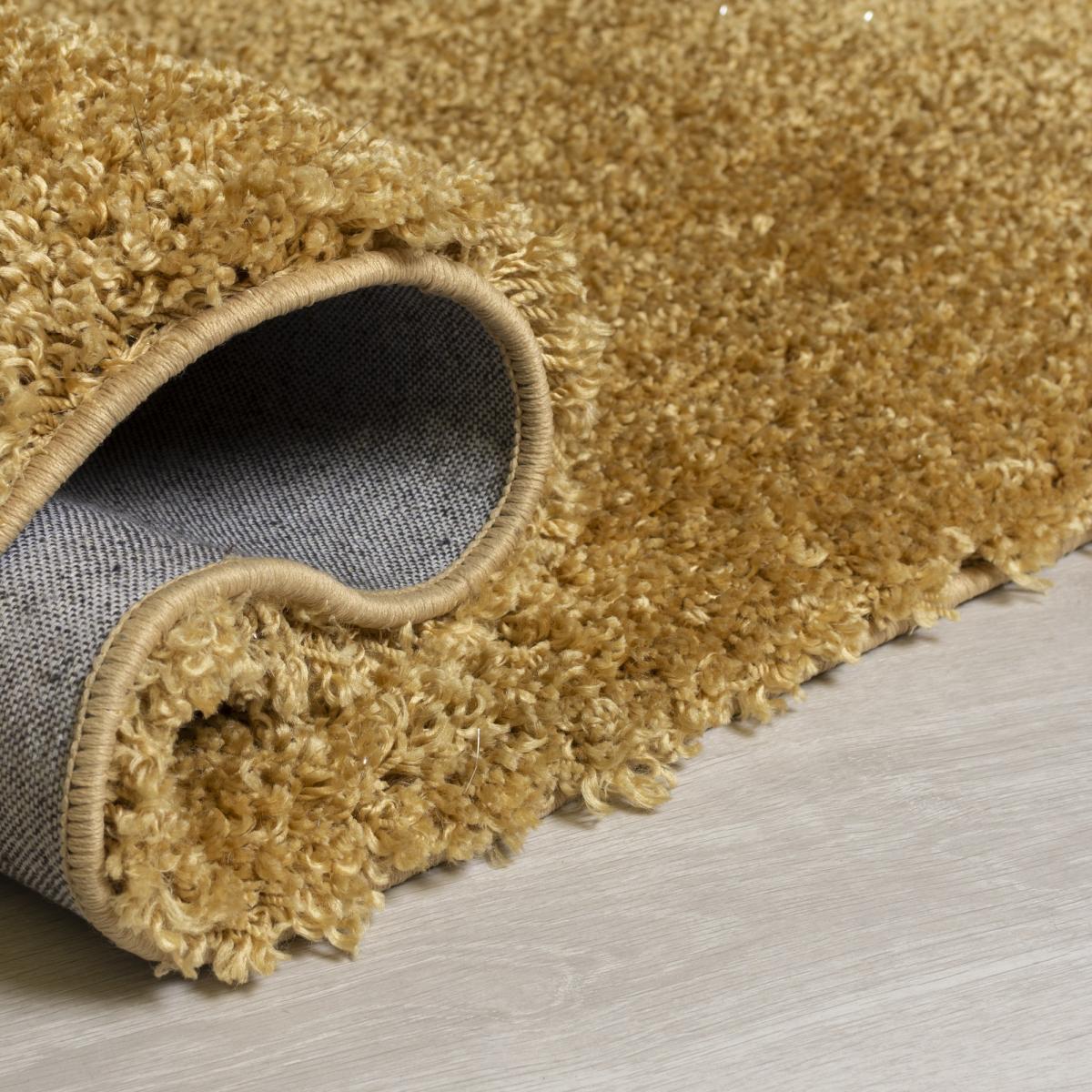 Veloce Shaggy Rugs in Gold – image 2