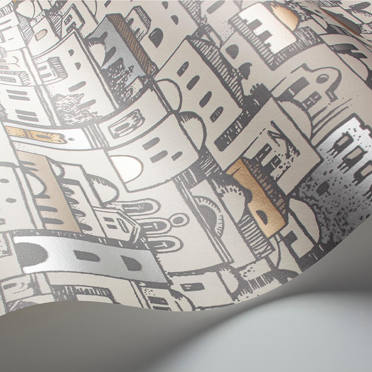 Mediterranea Wallpaper 19038 by Cole & Son in Parchment Gilver&nbsp;Roll – image 2