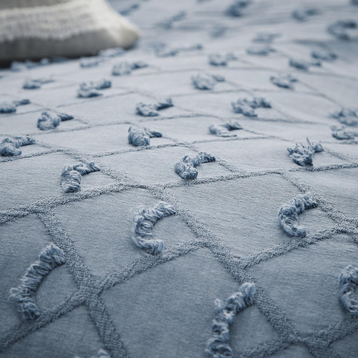 Nalu Kona Cotton Bedding by Nicole Scherzinger in Blue 220x260cm – image 3