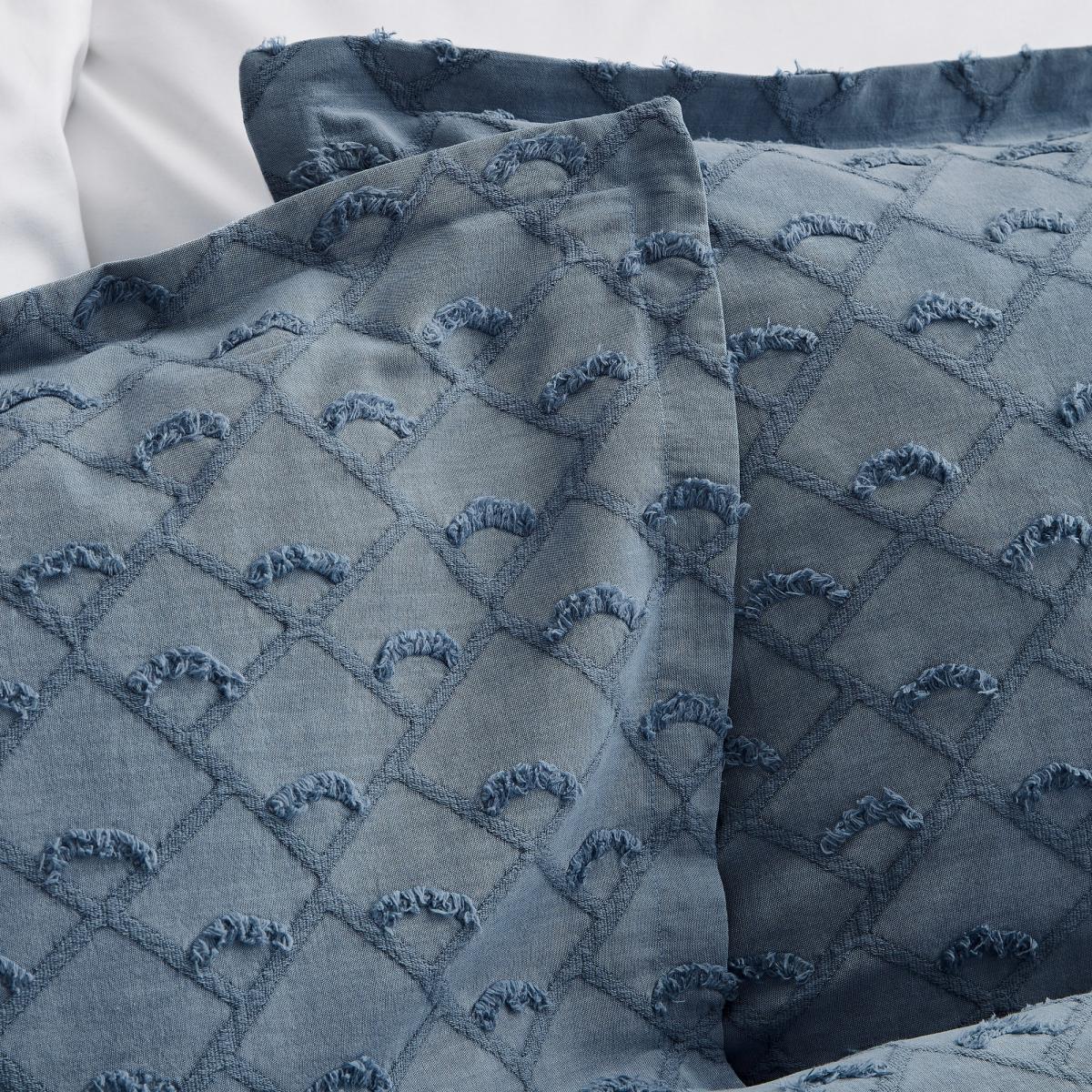 Nalu Kona Cotton Bedding by Nicole Scherzinger in Blue 220x260cm – image 4