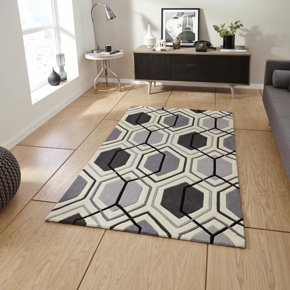 Hong Kong HK 7526 Rugs in Grey – image 1