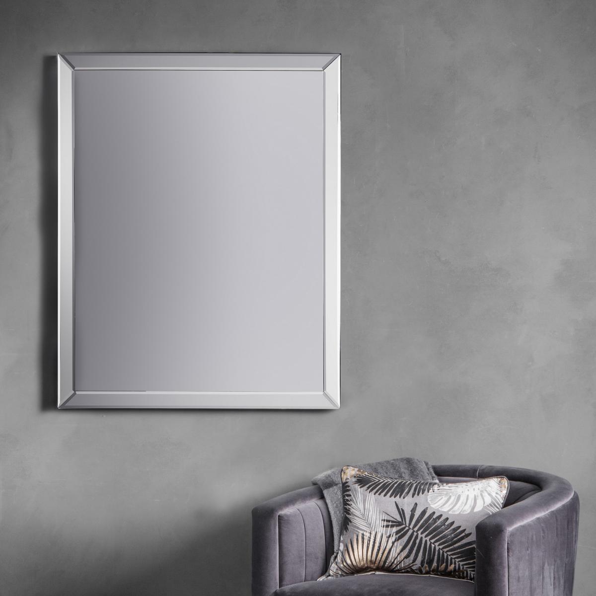 Luxe Tapi Olivia Rectangle Angled Glass Mirror112x87cm – image 2