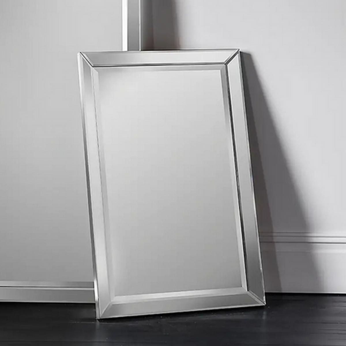 Luxe Tapi Olivia Rectangle Angled Glass Mirror112x87cm – image 1