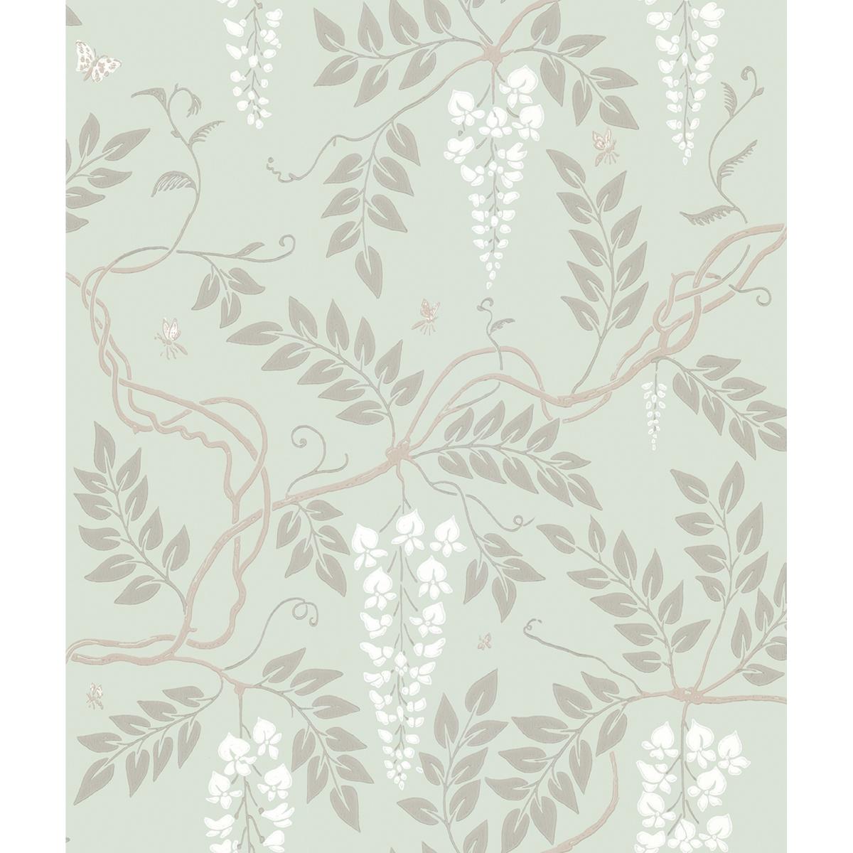 Egerton Wallpaper 100 9044 by Cole & Son in Duck Egg Green Roll – image 2