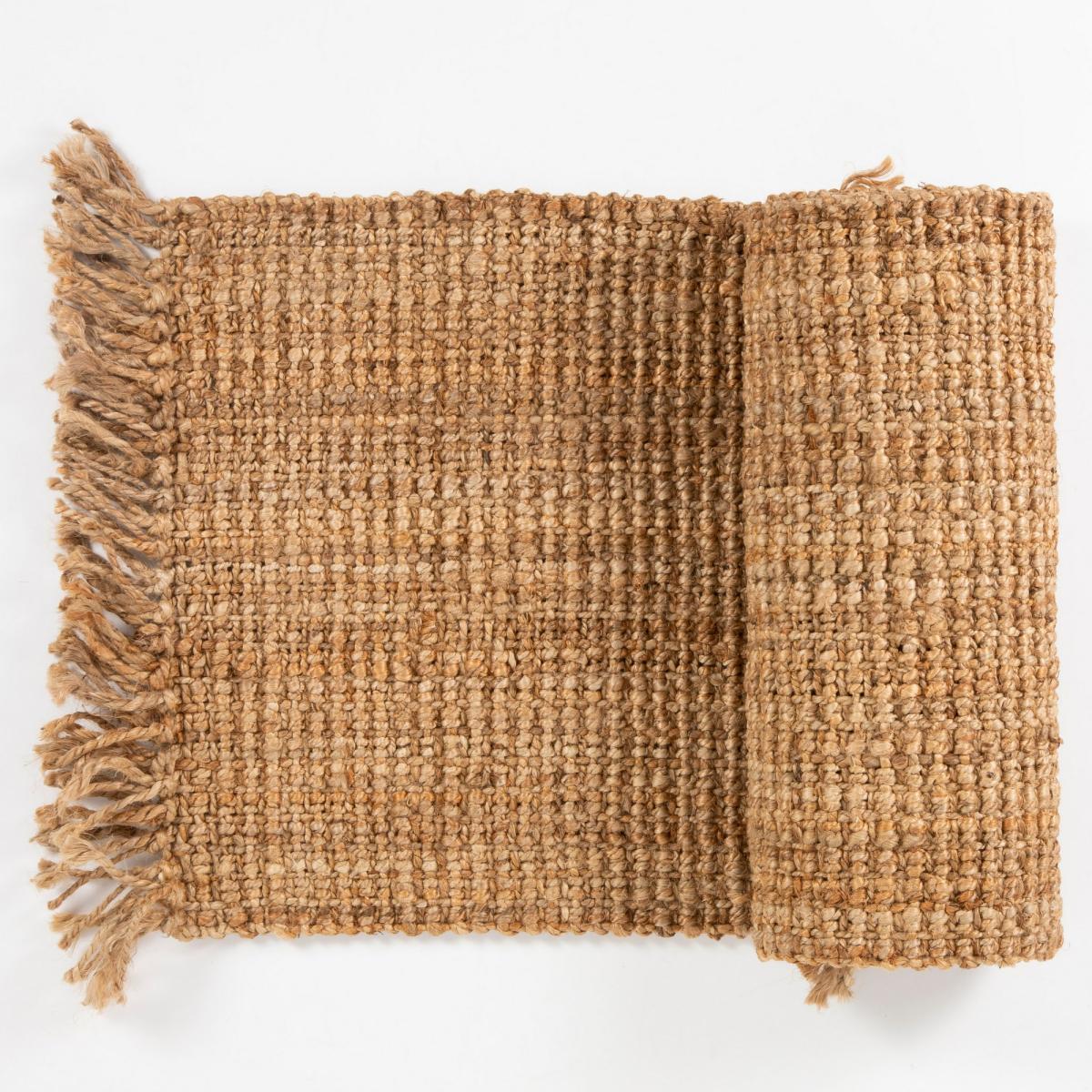 Whitefield Jute Boucle Tassel Runner Rug in Natural 60x230cm – image 3