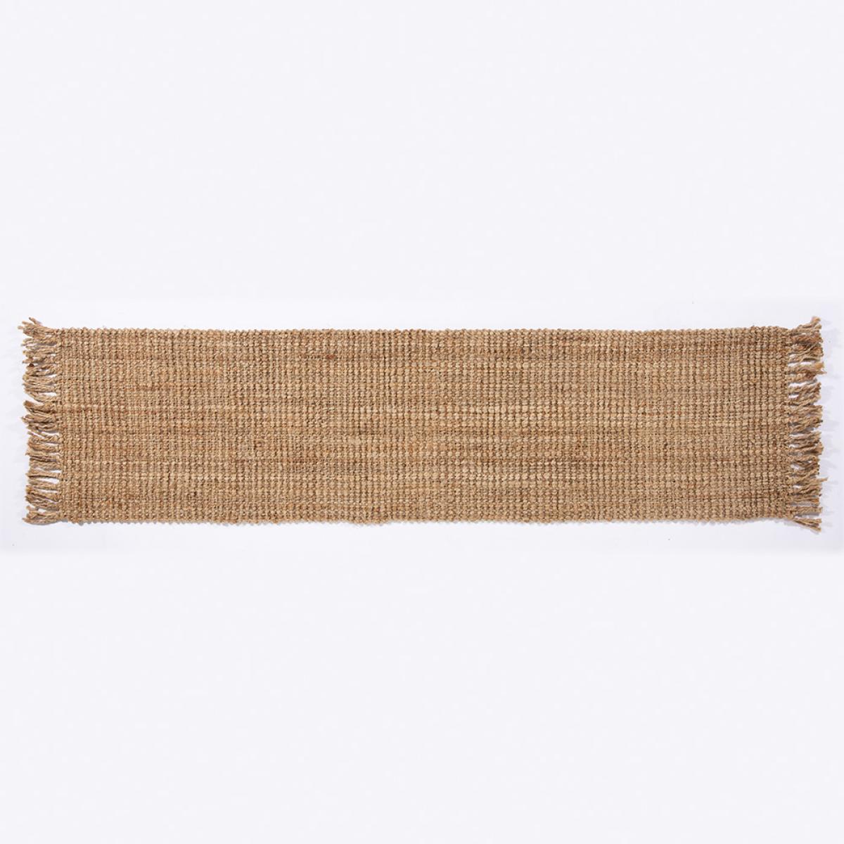Whitefield Jute Boucle Tassel Runner Rug in Natural 60x230cm – image 5