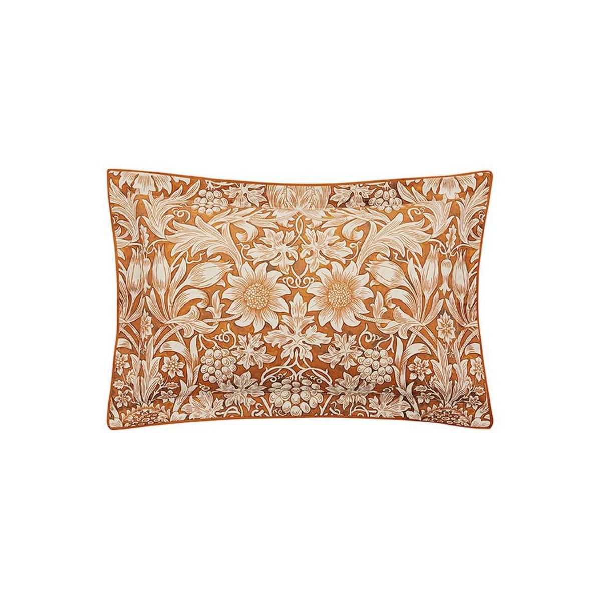 Sunflower Bedding Duvet Cover and Pillowcase in Saffron Yellow by William Morris 74x48cm – image 4