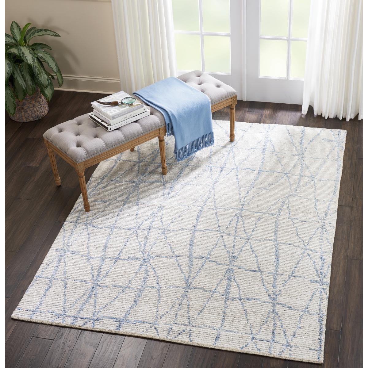 Ellora Rugs ELL02 in Sky by Nourison – image 2
