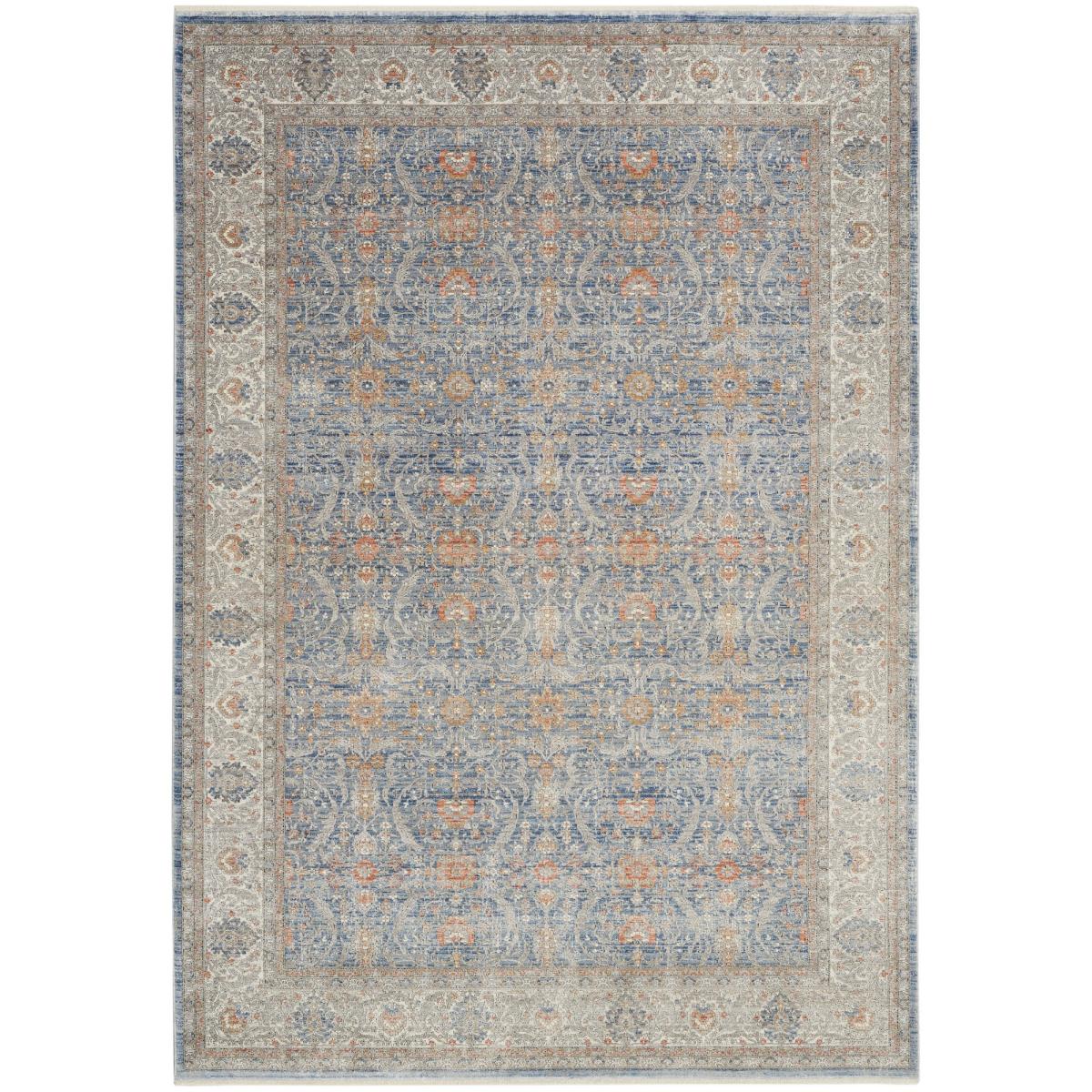 Starry Nights Traditional Medallion Rug STN08 in Light Blue 300x381cm – image 5