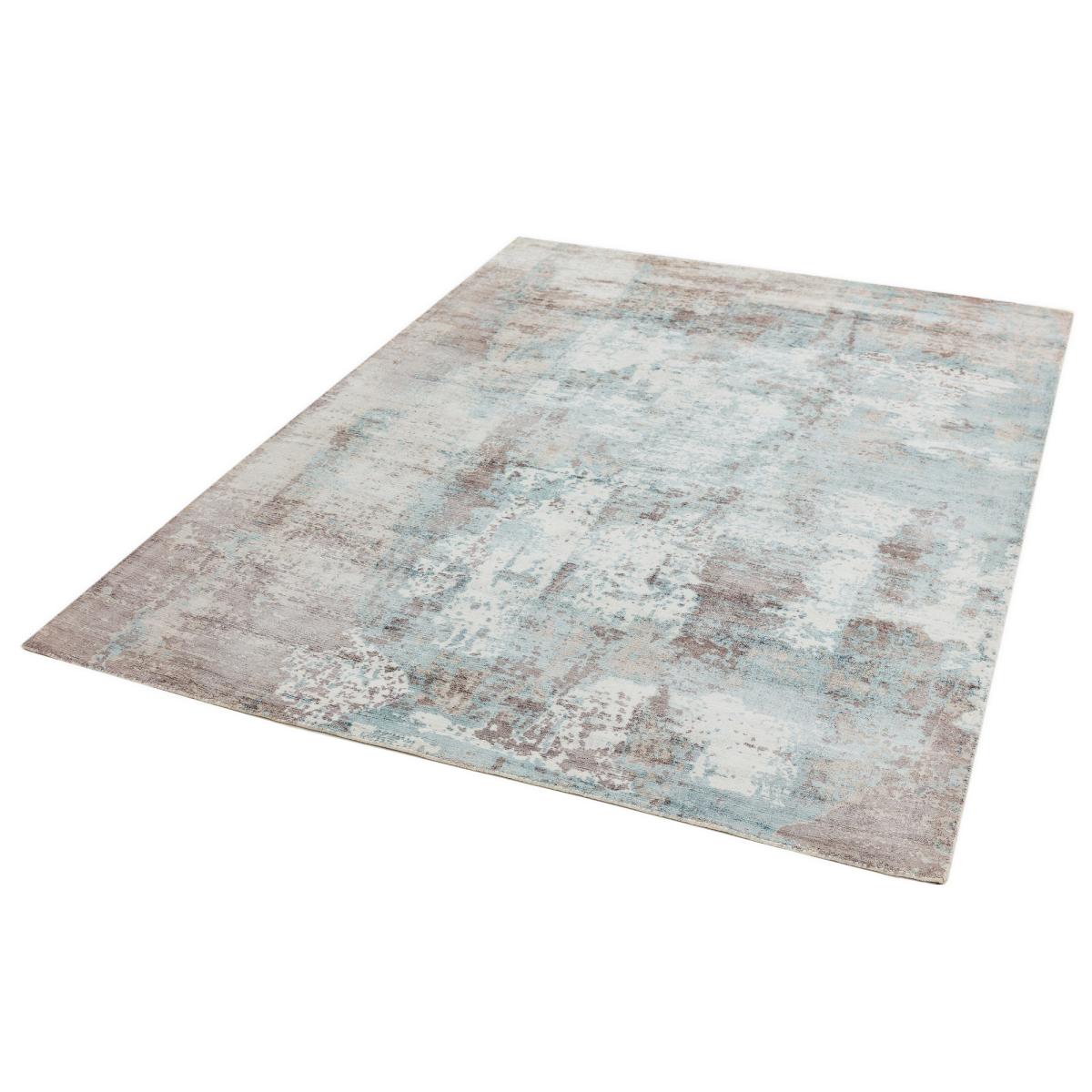 Gatsby Modern Abstract Metallic Viscose Rugs in Blue 240x340cm – image 2