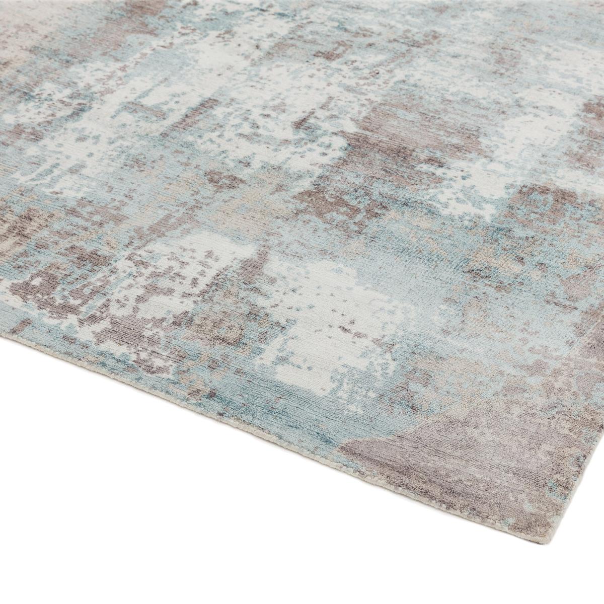 Gatsby Modern Abstract Metallic Viscose Rugs in Blue 240x340cm – image 3