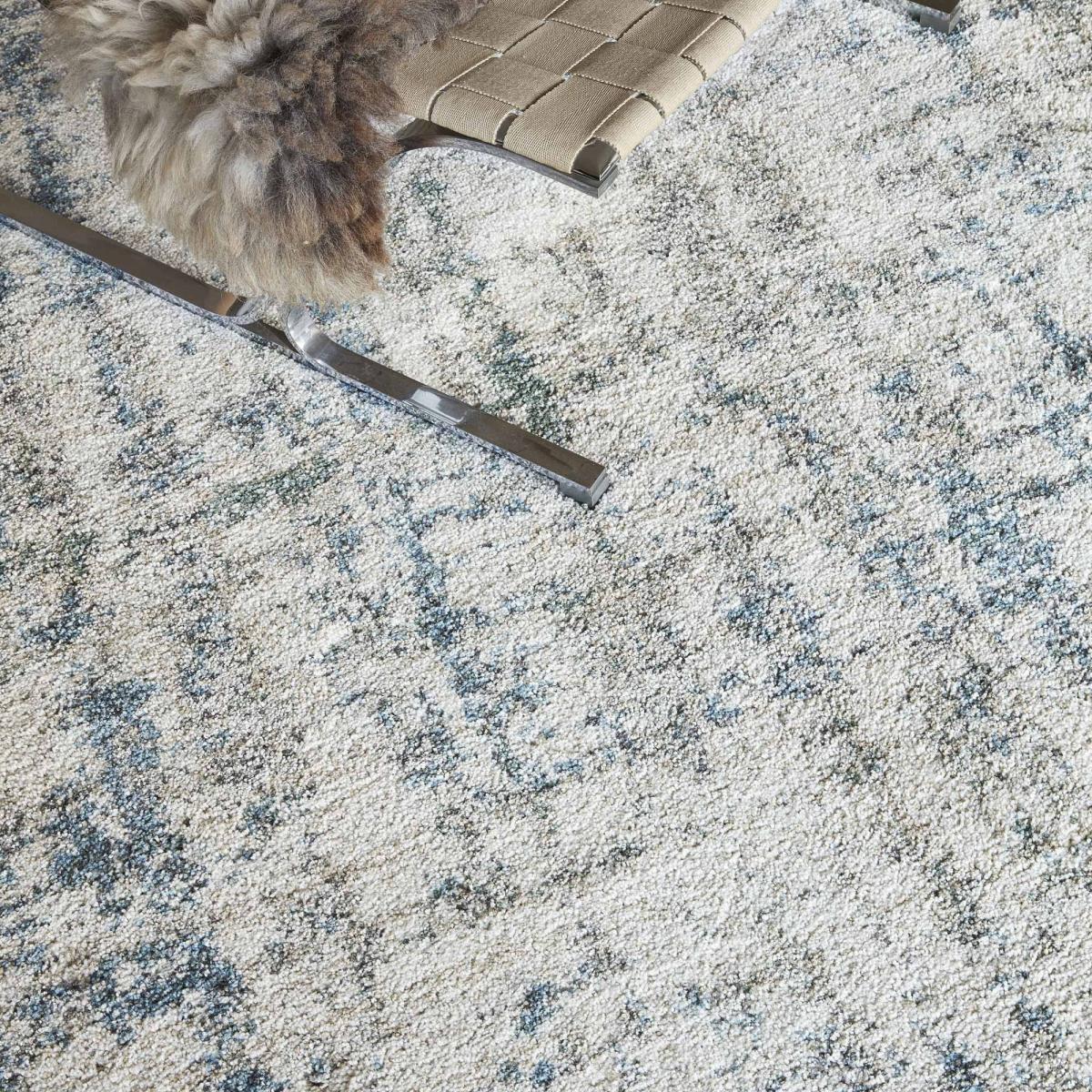 Mehari Modern Abstract Rugs 23188 6696 in Blue – image 2