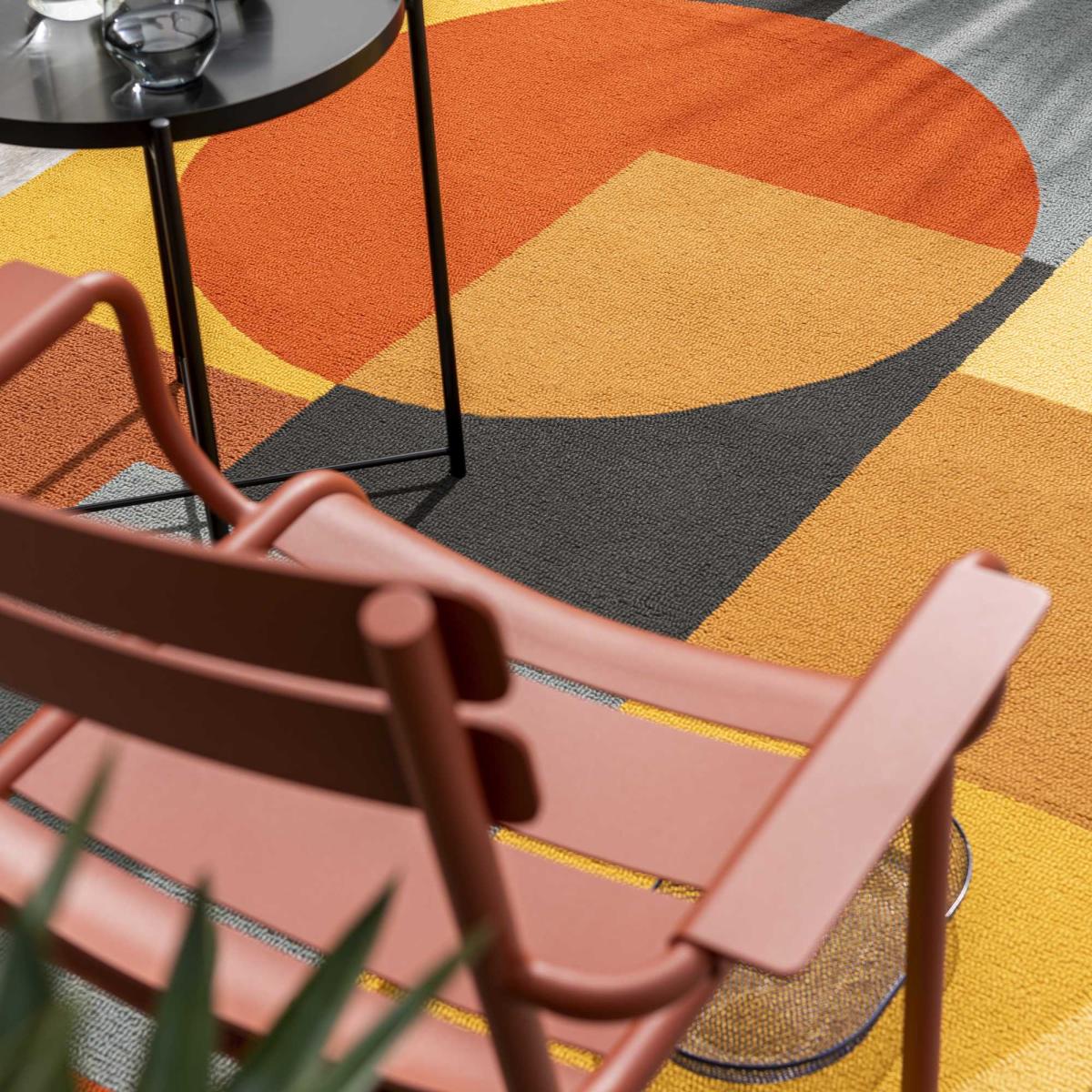 Habitat Matisse Indoor Outdoor Geometric Rugs in Multi 411705 250x350 – image 3