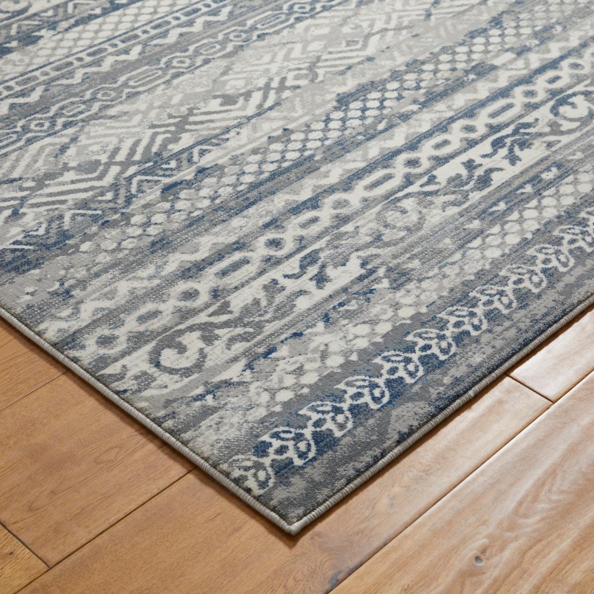 Kendra 7153H Traditional Abstract Rug in Grey200x285cm – image 3