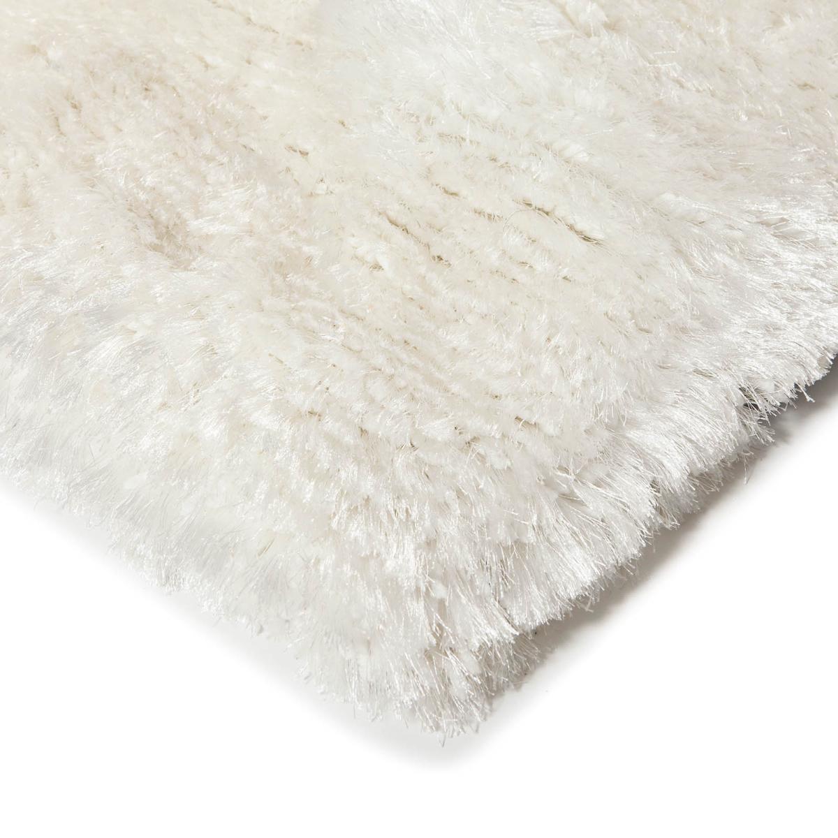 Adore Luxury Shaggy Rugs 207 001 100 in White by Ligne Pure60x120cm – image 2
