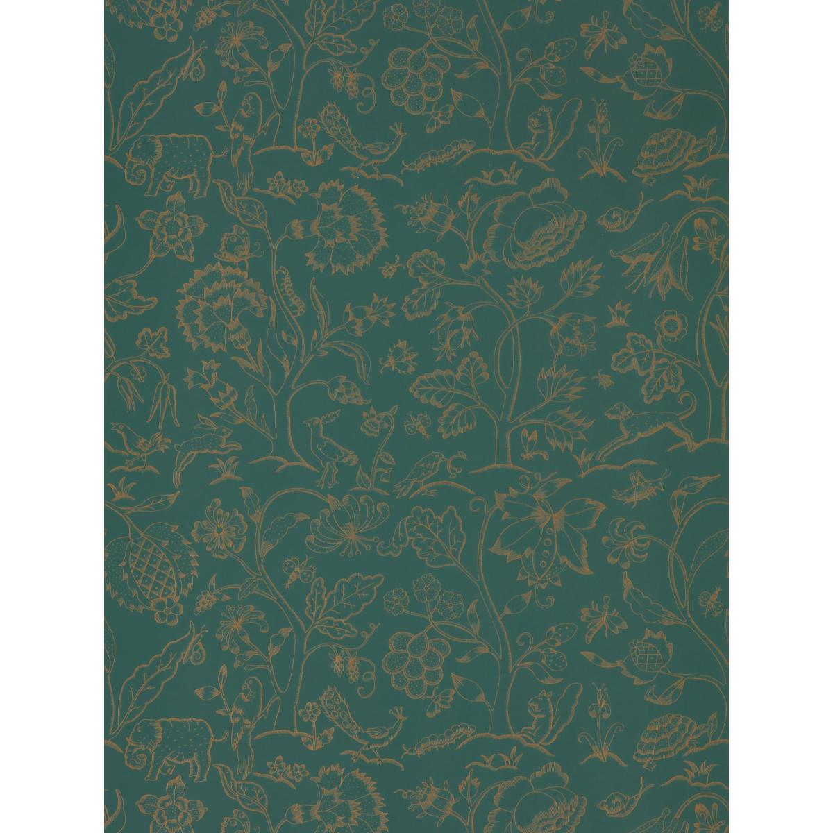 Middlemore Wallpaper 216695 by Morris & Co in Moss Gold Roll – image 4