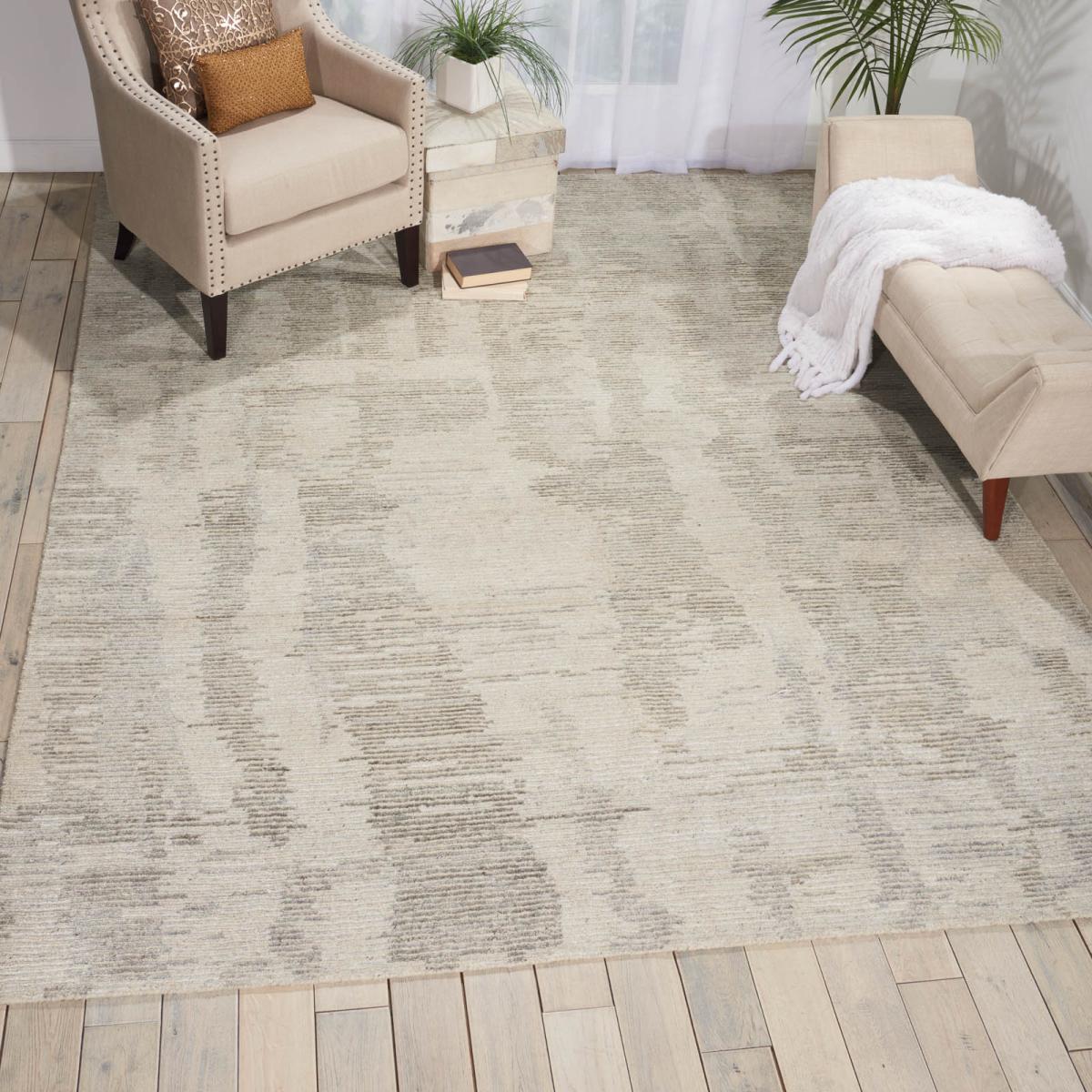 Ellora Rugs ELL01 in Ivory and Grey by Nourison&nbsp;259x351cm – image 4