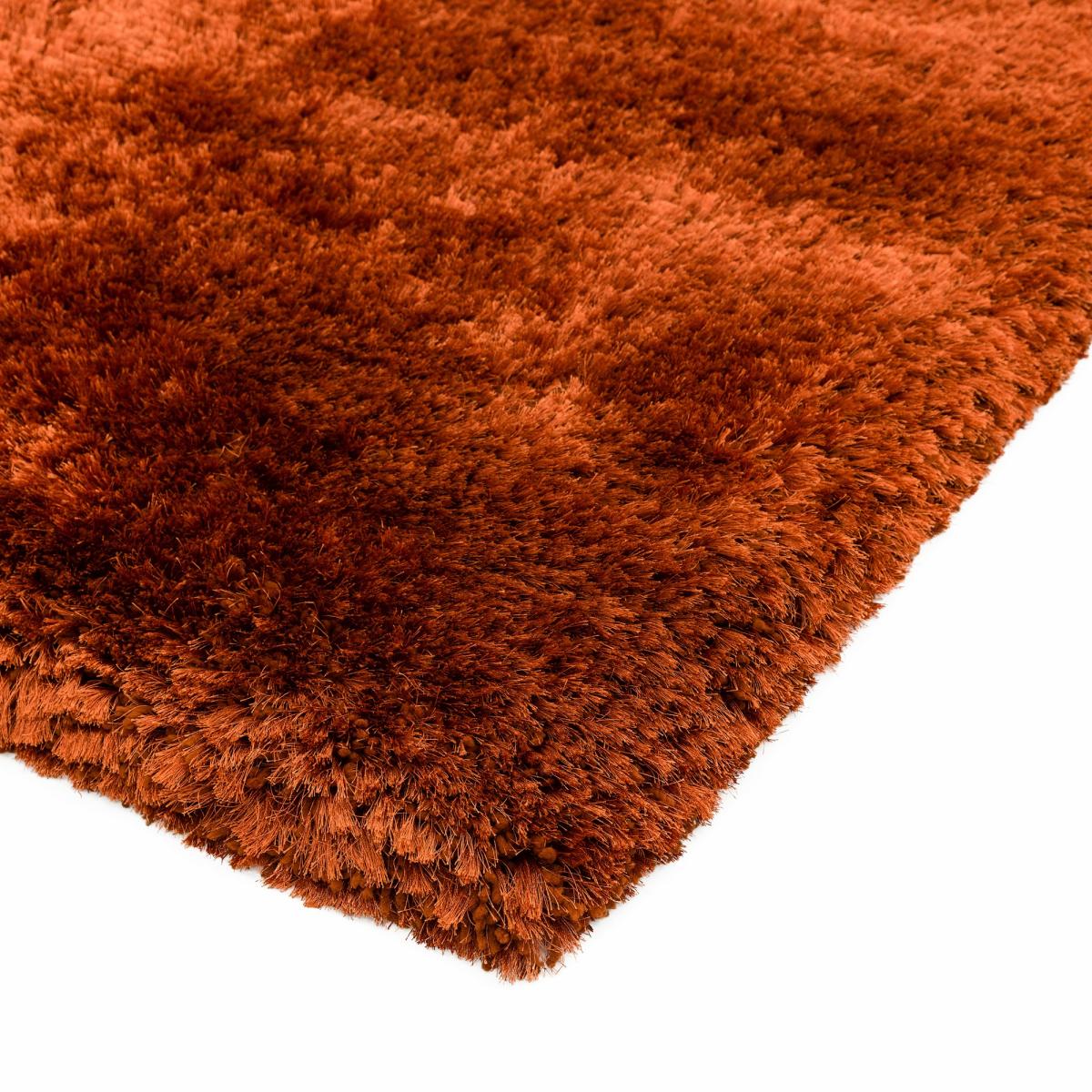 Plush Shaggy Rugs in Rust – image 2