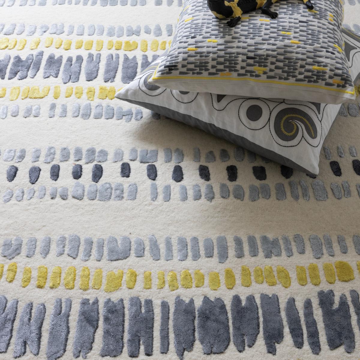 Draxon Designer Wool rugs in Citron Yellow by William Yeoward – image 2