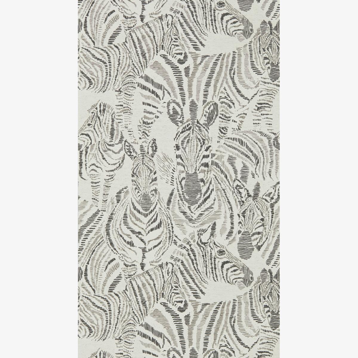 Nirmala Wallpaper 112257 by Harlequin in Ebony Chalk White Roll