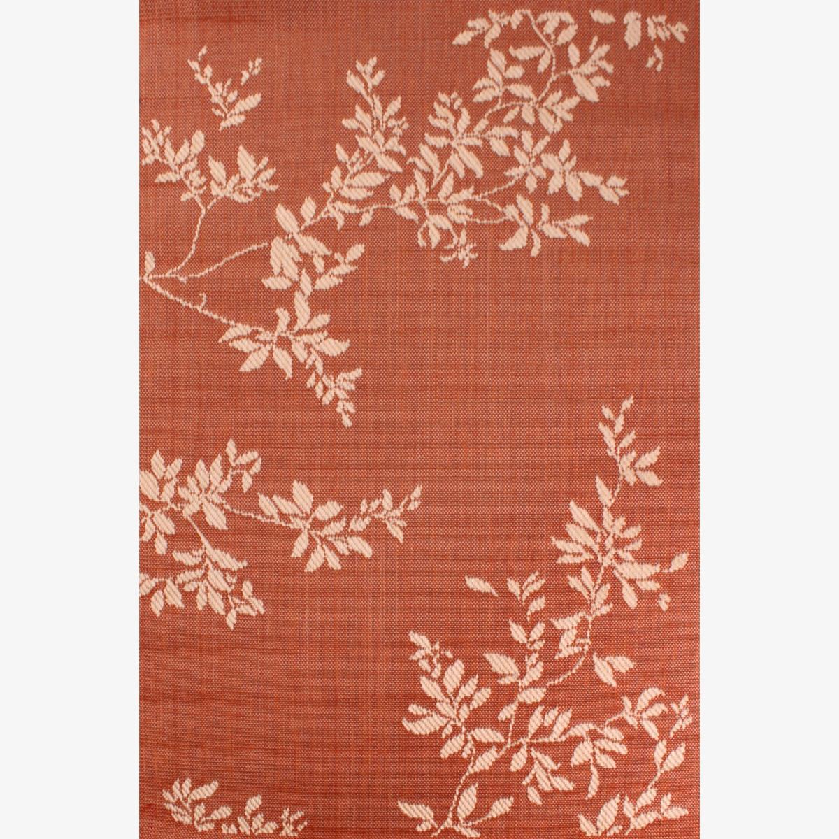 Outdoor Leaves Rugs in Terracotta by Rugstyle – image 1