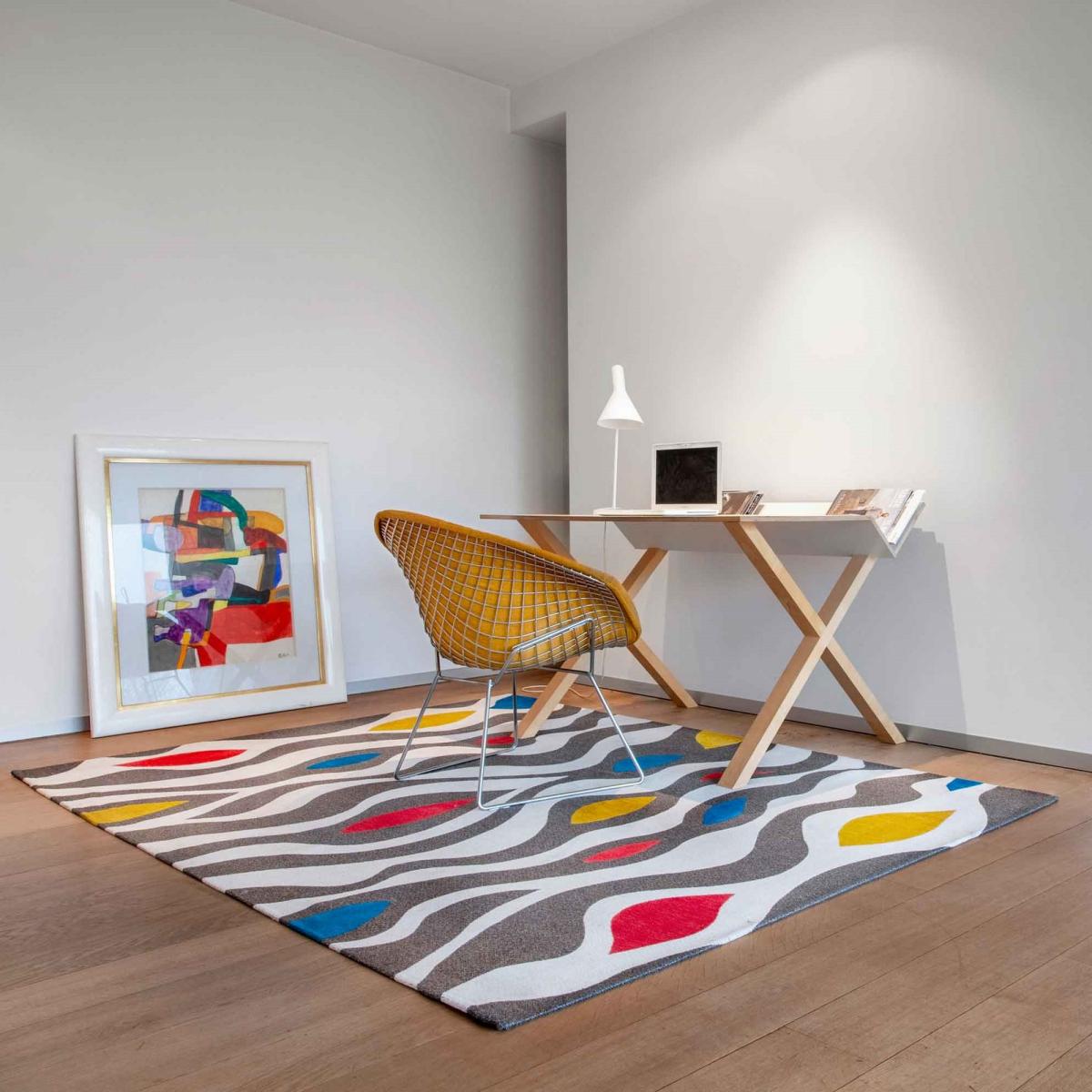 Louis De Poortere Designer Abstract Volute Rugs in 9224 Scroll – image 1