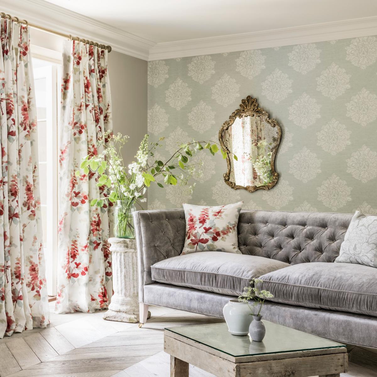 Laurie Wallpaper 216267 by Sanderson in Eggshell White Roll – image 1