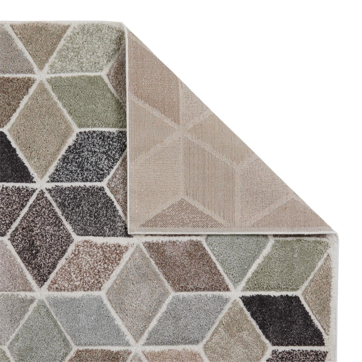 Gio 22001J Geometric Carved Cube Rug in Multi160x230cm – image 4