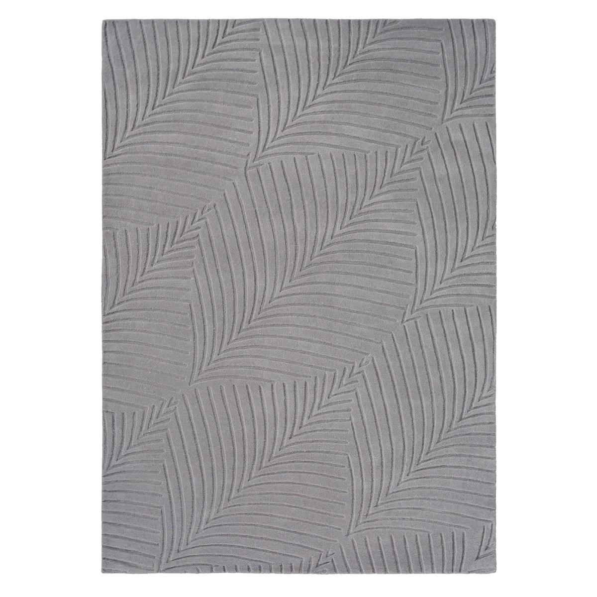Folia Carved Wool Rugs 38305 by Wedgwood in Grey 170x240cm – image 5