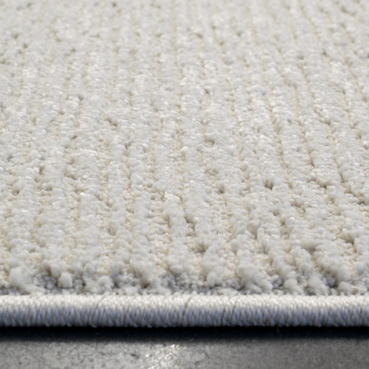 Geo Modern Abstract Textured Rugs 41008 6161 in Cream240x340cm – image 3