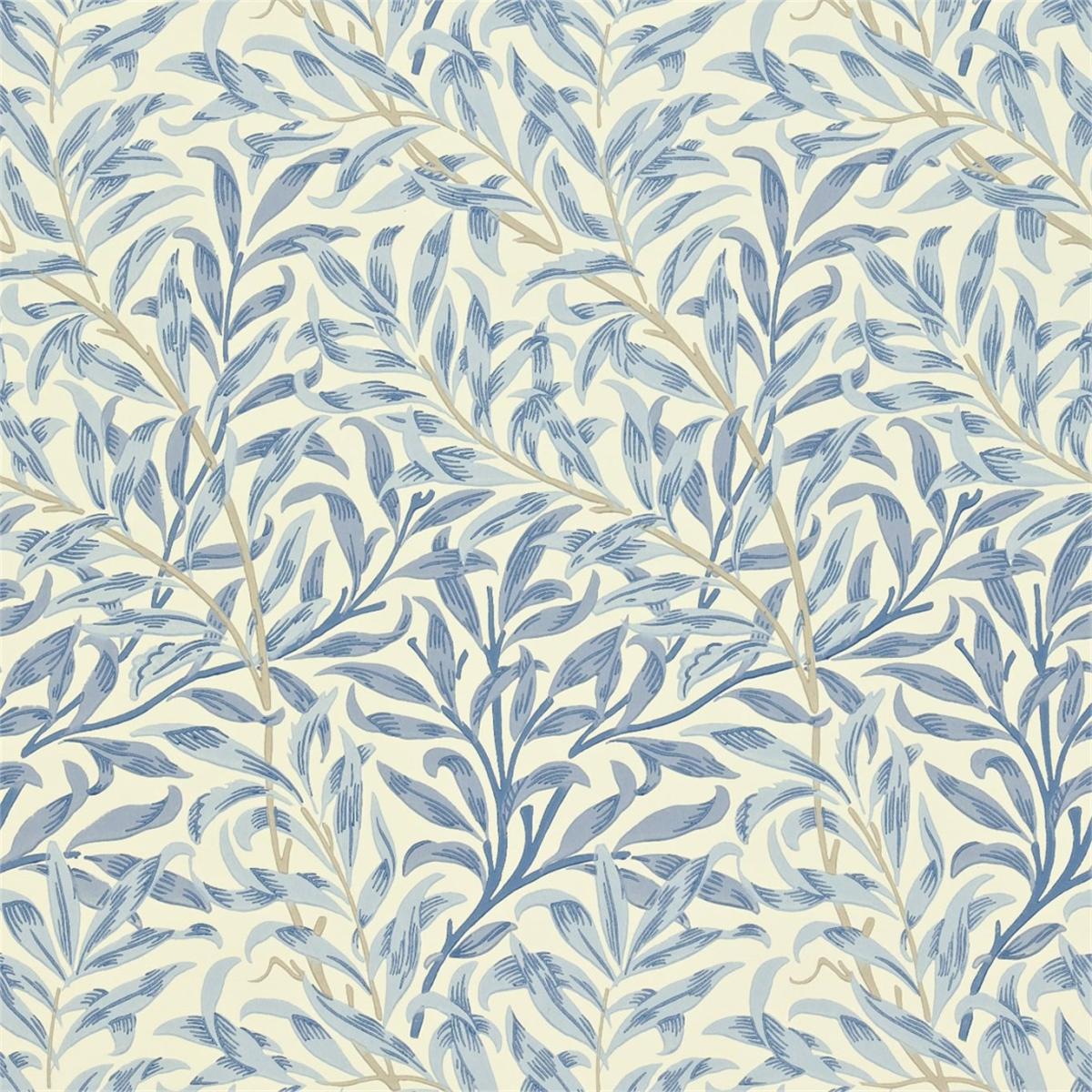 Willow Boughs Wallpaper 216481 by Morris & Co in BlueRoll