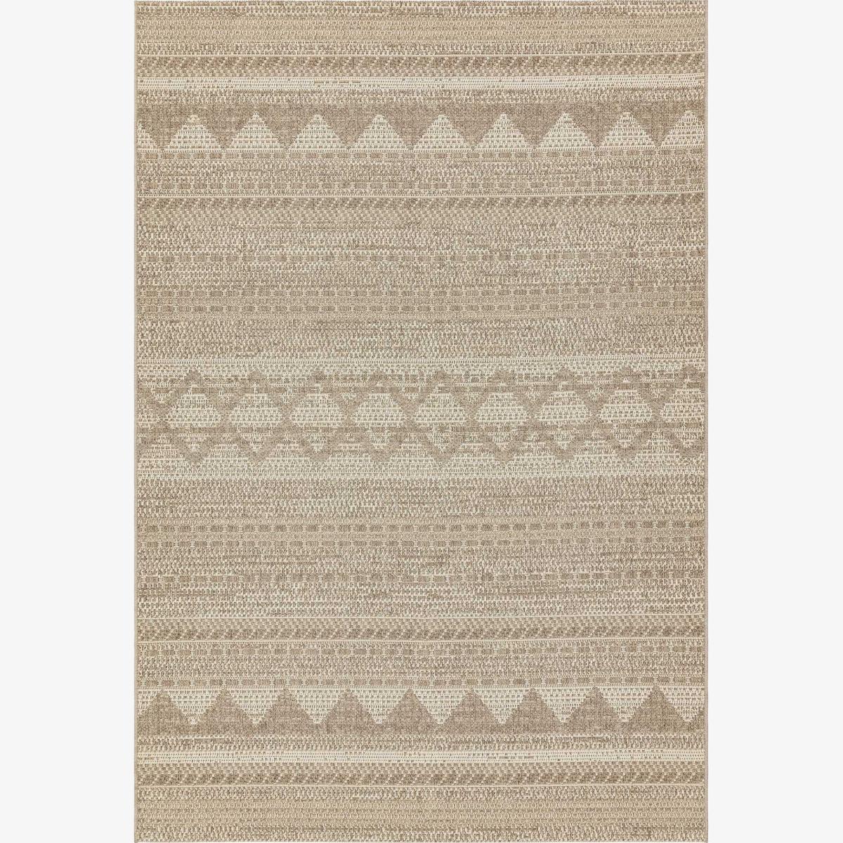 Varanda Diamond Geometric Indoor Outdoor Rugs in VA02 Beige240x340cm – image 1